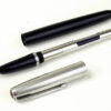 Vintage parker 51 black barrel fountain pen  14K solid gold M nib - Clean - Image 2