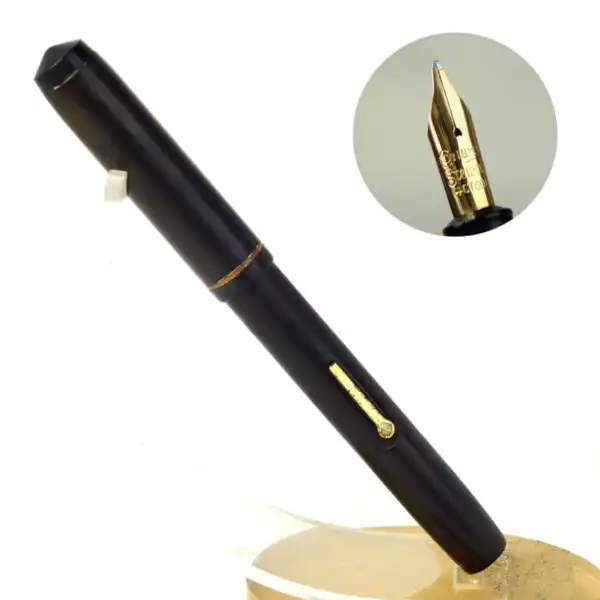 Vintage conway stewart ebonite 283 fountain pen - 14K gold flex nib - Early version