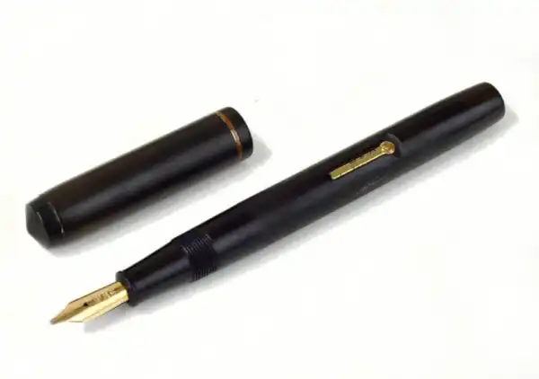Vintage conway stewart ebonite 283 fountain pen - 14K gold flex nib - Early version - Image 2
