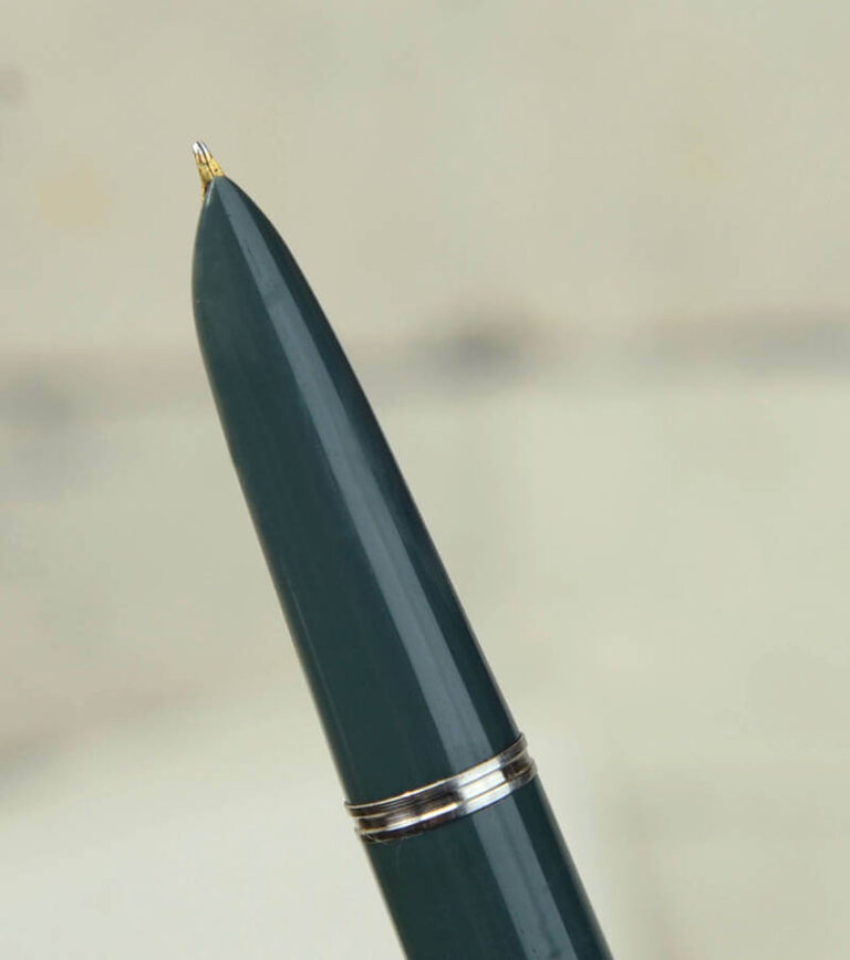 Buy Vintage parker 51 dove grey barrel fountain pen with 14K gold M nib