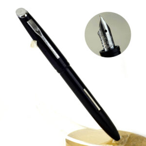 vintage platignum silverline fountain pen with steel F Nib - Used