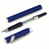 Caran dAche 829 blue fountain pen With Steel M nib -  Clean - Image 2