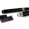 Montblanc Starwalker Resin fountain pen 14K solid Gold rhodium coated M nib - Near NOS - Image 2