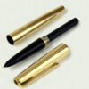 Vintage Parker 61 gold filled barrel fountain pen with 14K Gold F nib - Used - Image 2