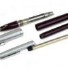 Vintage Sheaffer Imperial 440 burgundy barrel fountain pen and ballpoint set inlaid M nib - Clean - Image 2
