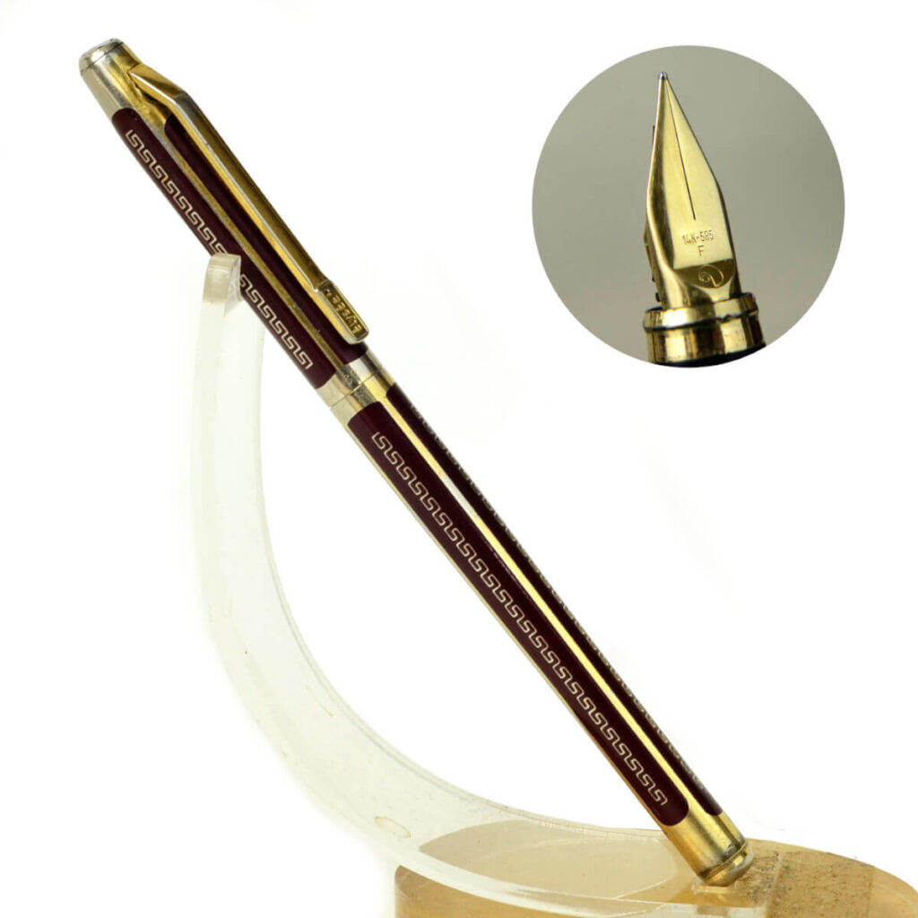 Buy waterman master chrome fountain pen with stainless steel F nib
