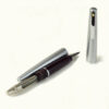 Vintage sheaffer lady brused chrome barrel fountain pen with conical M nib - Used - Image 2