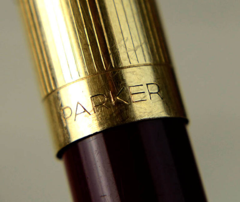 Buy parker 17 De Luxe fountain pen with 14K solid gold F nib