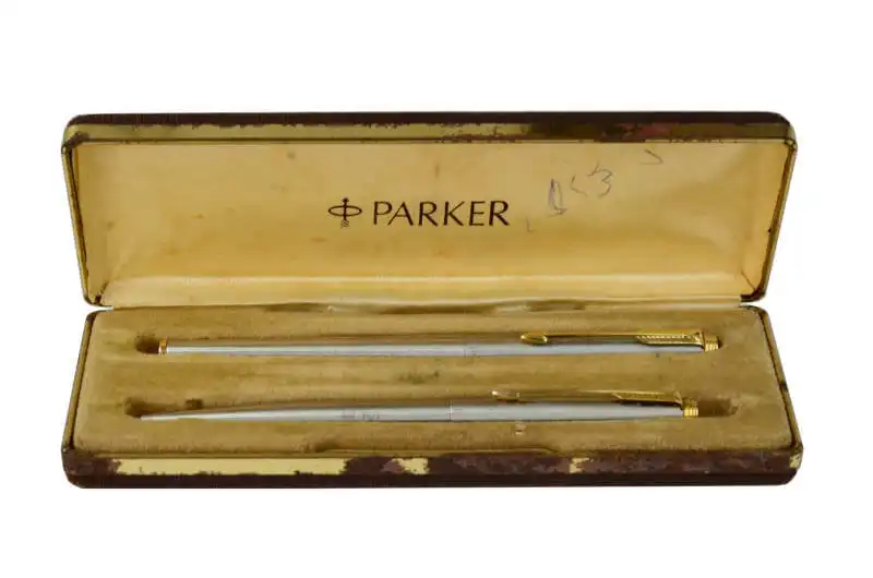 Buy parker 180 brushed barrel fountain pen with XF and M
