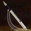 Parker 25 vintage chrome fountain pen with steel Medium nib - Used - Image 2
