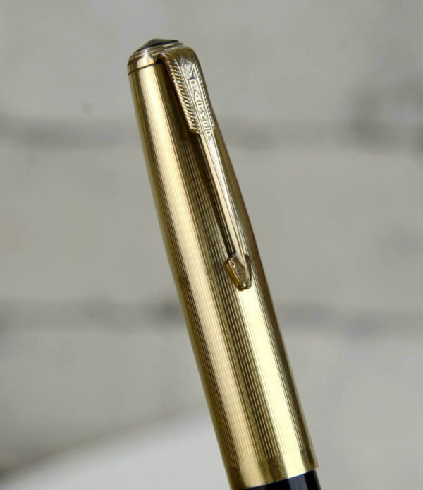 Buy Vintage parker 51 black barrel fountain pen with 14K gold M nib