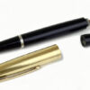 Vintage parker 51 vacumatic black barrel fountain pen  with 14 Karat solid gold F nib - used - Image 2