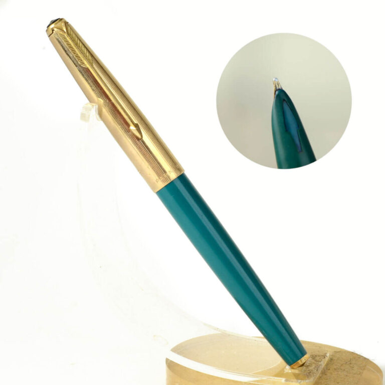 Buy parker 61 hairloom gold filled cap fountain pen 14CT gold nib online