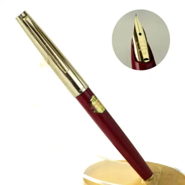 Pilot Vintage Superior 76 fountain pen -  gold plated F nib  - Used