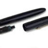 Vintage swan safety eyedropper fountain pen with 14C gold F nib - Rare collectible - Image 2