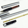 Vintage waterman graduate satin steel fountain pen and ballpoint with Steel M nib - Used - Image 2