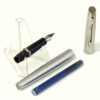 Waterman hemisphere brushed CT fountain pen - steel F nib - Used - Image 2