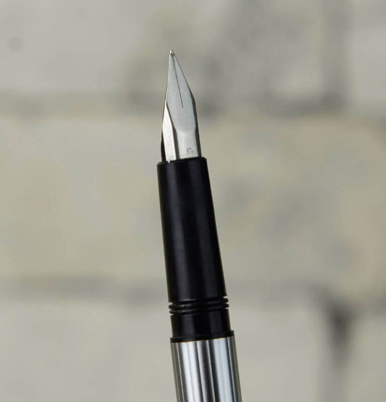 Stylo Bille Waterman Master - Corps Acier Chromé Argenté - Recharge Incluse - Neuf Sans Boîte