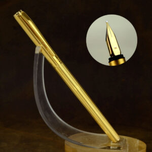Montblanc Noblesse gold filled fountain pen 14K gold M nib - 1970 Circa Clean