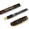 Antique burnham 44 lever filler fountain pen with 14K solid gold M nib - Used - Image 2