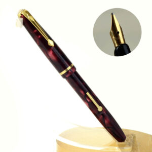 Vintage conway stewart dinkie 560 mini lever filler fountain pen - 14K gold B nib - Used