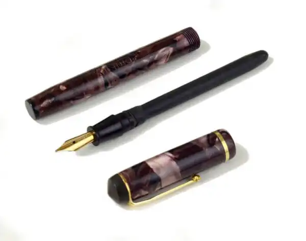 Vintage conway stewart dinkie mini lever filler fountain pen - 14K gold M nib - Used - Image 2