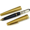 Vintage sheaffer lady 630 brushed golden fountain pen 14K solid gold M nib - Clean - Image 2