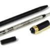 Vintage Montblanc scenium matte black slim rollerball pen  - Rare collectible - Image 2