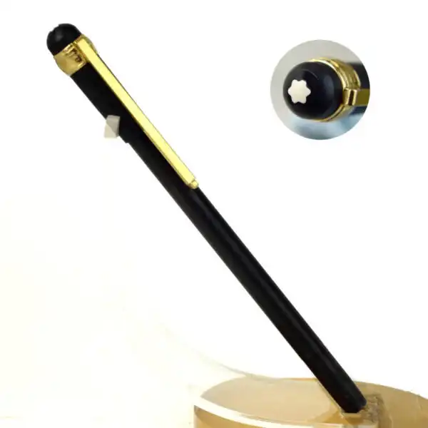 Vintage Montblanc scenium matte black slim rollerball pen  - Rare collectible