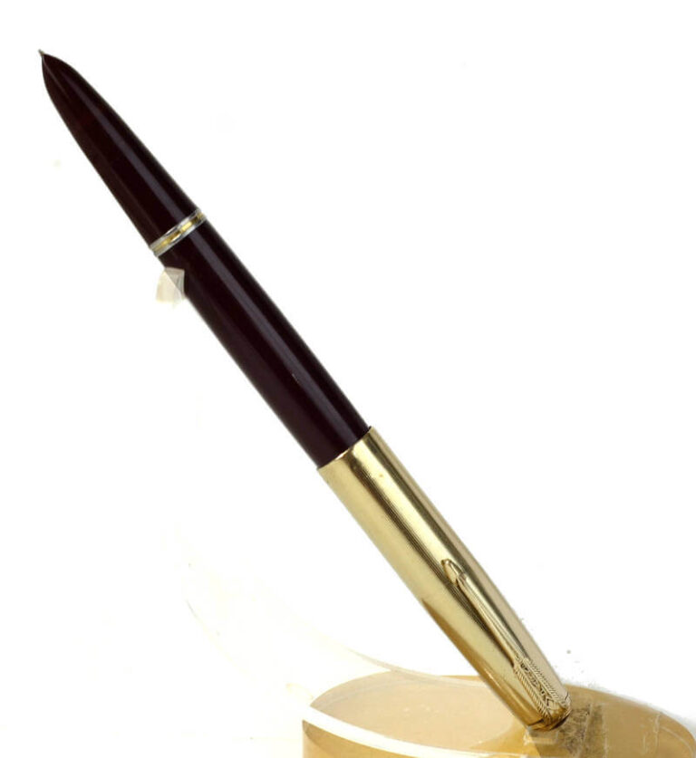 Buy Vintage parker 51 vac filler black fountain pen with 14K gold F nib
