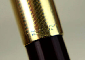 Buy Vintage parker 51 vac filler black fountain pen with 14K gold F nib