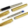 Vintage parker 75 tiffany grid fountain pen and ballpoint set with 14K gold B nib - NOS unused - Image 2