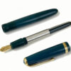 Vintage parker duofold standard green fountain pen - 14 Karat gold M nib - Used - Image 2