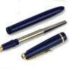 Vintage parker slimfold navy fountain pen with 14C gold M nib - Used - Image 2