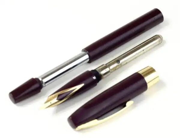 Vintage Sheaffer Imperial IV touchdown fountain pen with 14K solid gold inlaid F nib  - Clean - Image 2