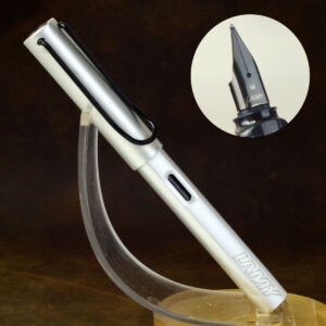 Lamy Alstar brushed barrel fountain pen With Steel M nib - Clean