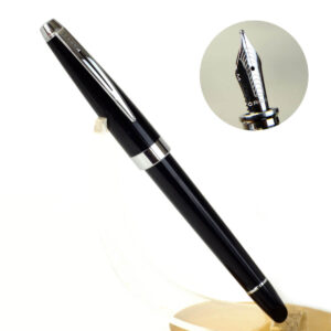 Cross aventura black fountain pen with steel M nib - Mint