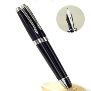 Cross aventura black fountain pen and ballpoint set with steel M nib – Clean