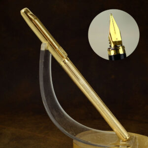Vintage elysee 60 series fountain pen with plated M nib – Used