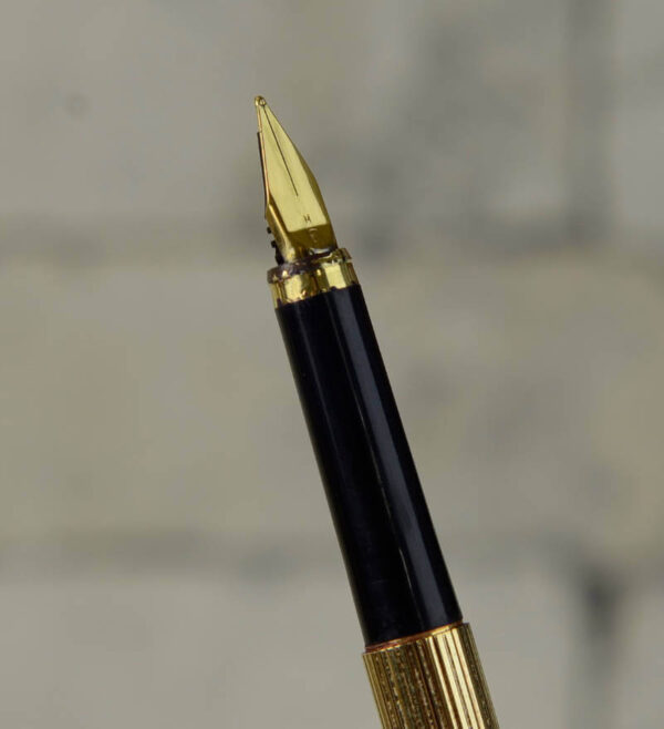 Buy vintage elysee 60 slim barrel fountain pen with plated M nib online