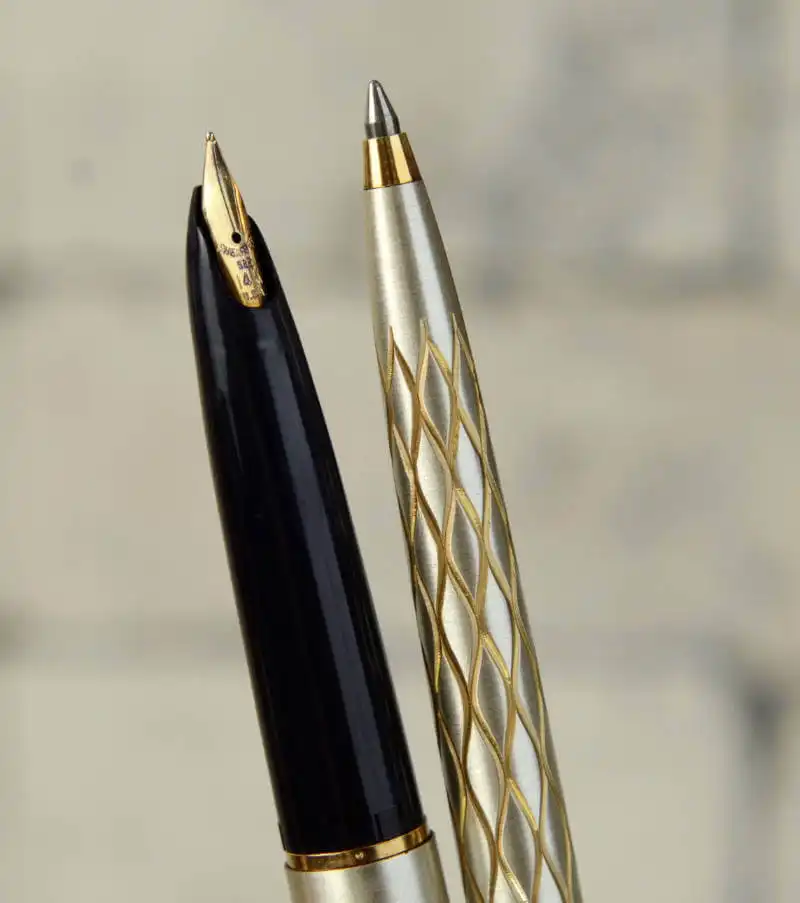 Buy lady sheaffer 642 set fountain pen and ballpoint with 14K gold nib