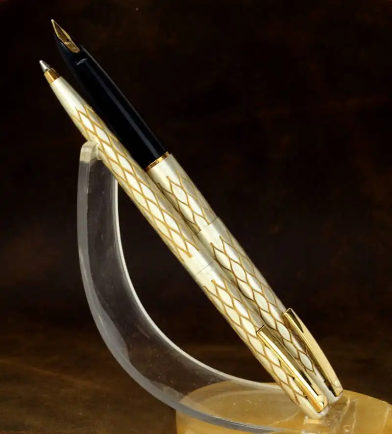 Buy lady sheaffer 642 set fountain pen and ballpoint with 14K gold nib