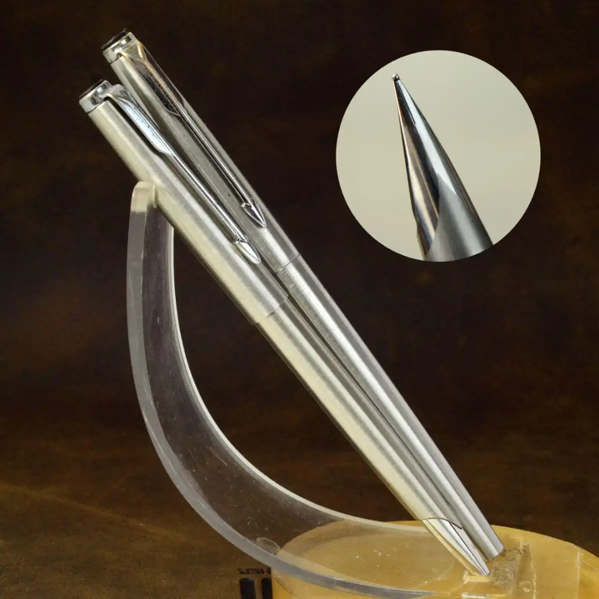 Buy vintage Parker falcon 50 fountain pen set with steel M nib - mint