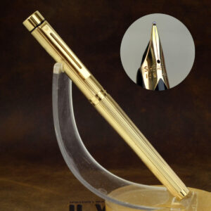 Vintage sheaffer targa 1005 fountain pen  with 14K solid gold Medium nib - Super mint