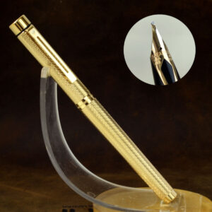 Vintage sheaffer targa 1009 fountain pen  with 14K solid gold Broad nib - NOS
