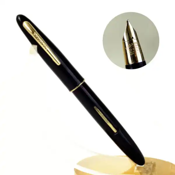 Vintage Sheaffer lifetime sovereign lever fill fountain pen with 14K gold triumph M nib - Used
