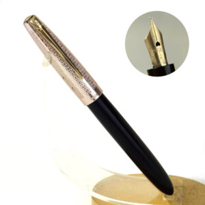 Vintage swan eyedropper fountain pen with 14C gold F nib –  Used