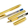 Montblanc Noblesse gold filled fountain pen and ballpoint pen 14K gold M nib - 1970 Circa NOS - Image 2