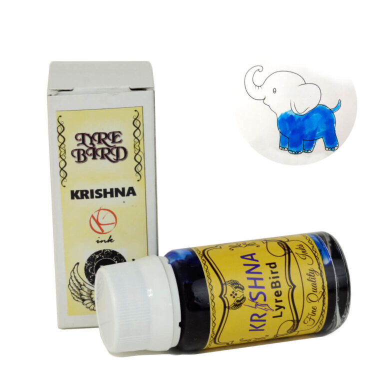 Buy Krishna lyrebird water saphire fountain pen ink online