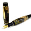 Hand turned pine wood and acrylic body fountain pen with iridium point F Nib - Viveza Prime - Image 2